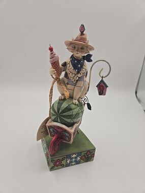 Jim Shore "Summer's Delights" Cat Figurine